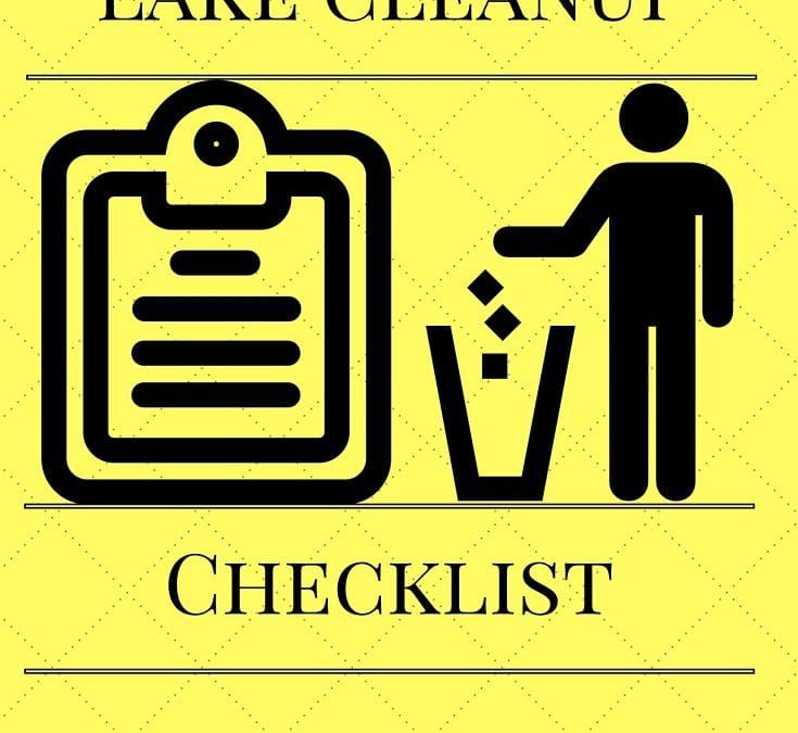lake clean, lake litter, lake rubbish, cleaning lake bed, organize lake clean up, how to organize lake litter pickup