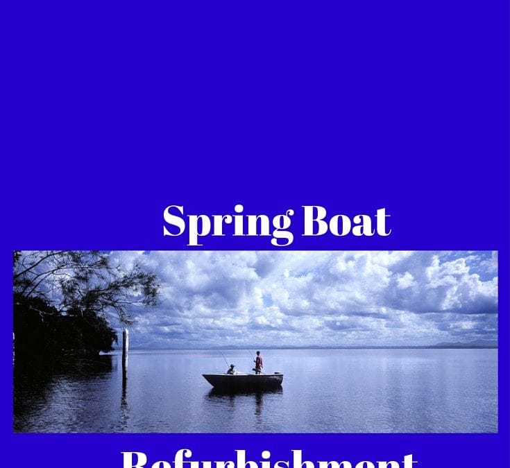 Bayliner Capri, Bayliner, Spring Clean, marine upholstery, wood floor boat, boat maintenance