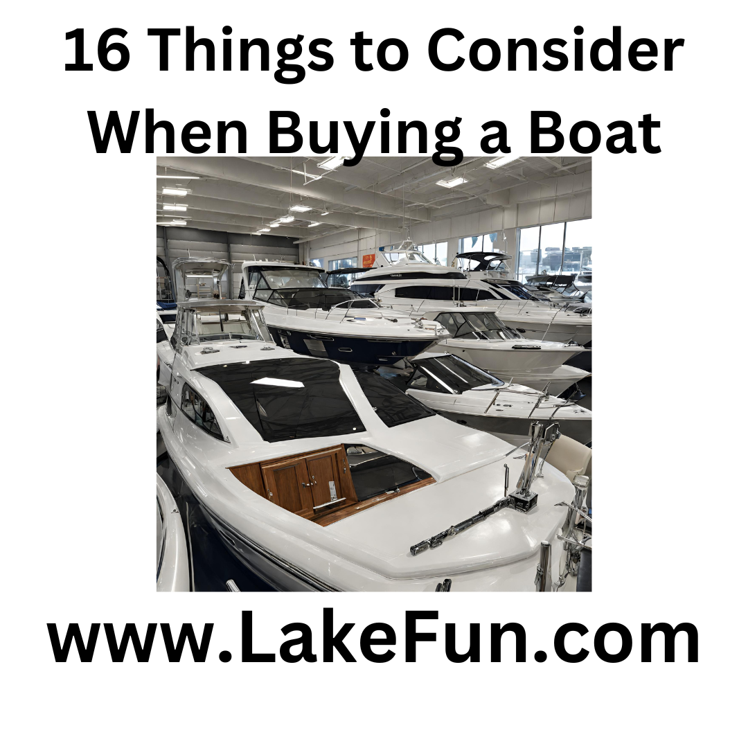 16 Things to Consider When Buying a Boat