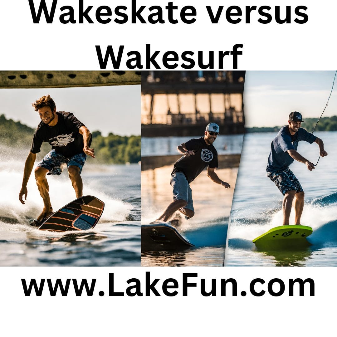 Wakeskate versus Wakesurf