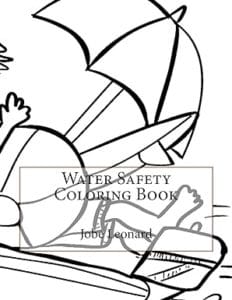 Water Safety Coloring Book Jobe Leonard www.LakeFun.com